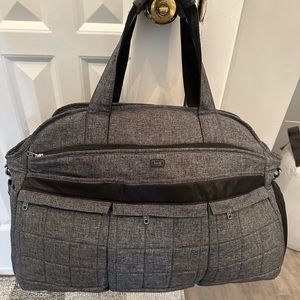 LUG UNISEX DARK GRAY DUFFLE LIKE NEW